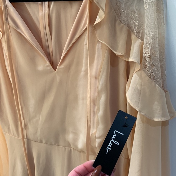 Lulus peach summer dress NWT - Picture 3 of 6